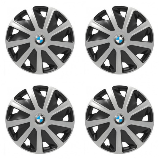 Poklice pro BMW pre dodávky 15 Craft silver and black