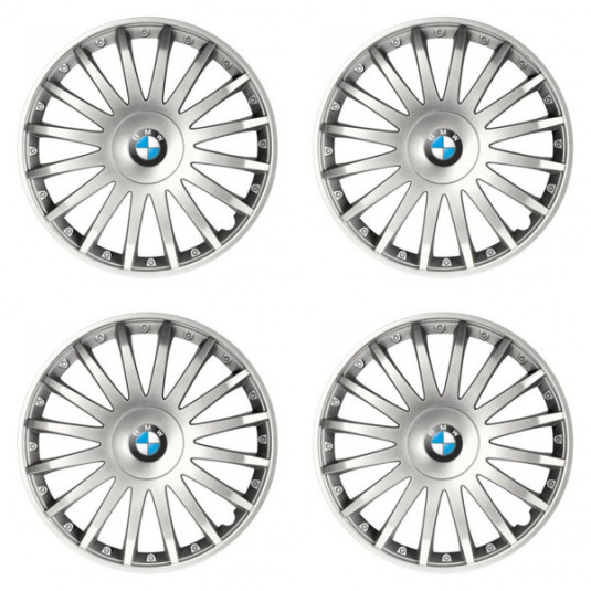 Poklice pro BMW 16 CRYSTAL silver