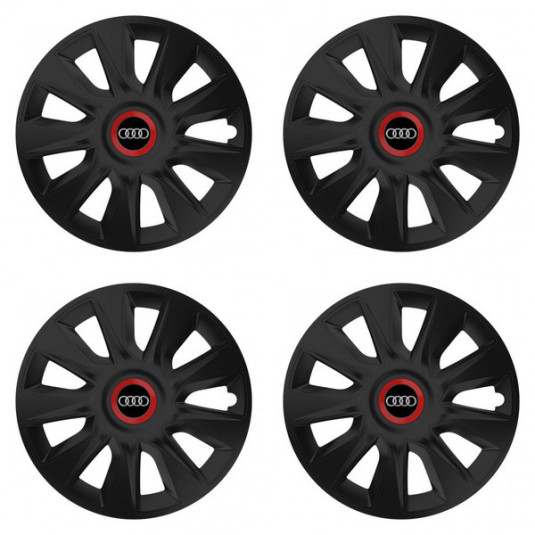 Poklice pro Audi 14 STRATOS RR black