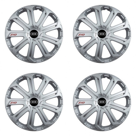 Poklice pro Audi 15 Evo silver