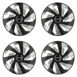 Poklice pro Audi 15 Vector RC black and silver