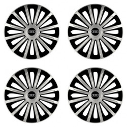 Poklice pro Audi 15 TREND silver and black