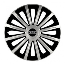 Poklice pro Audi 15 TREND silver and black