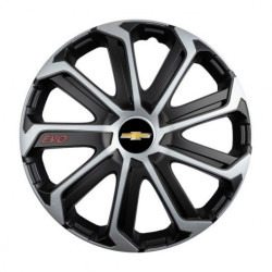 Poklice pro Chevrolet 15 Evo black&silver
