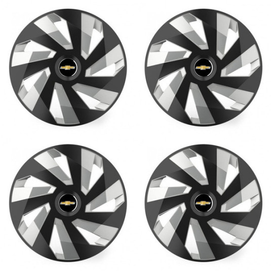 Poklice pro Chevrolet 15 Vector RC black and silver