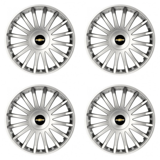 Poklice pro Chevrolet 15 CRYSTAL silver