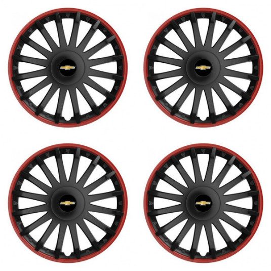 Poklice pro Chevrolet 15 CRYSTAL RO black