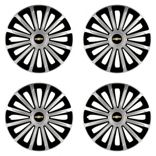 Poklice pro Chevrolet 16 TREND silver and black
