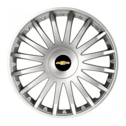 Poklice pro Chevrolet 16 CRYSTAL silver
