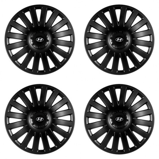 Poklice pro Hyundai 15 Smart black