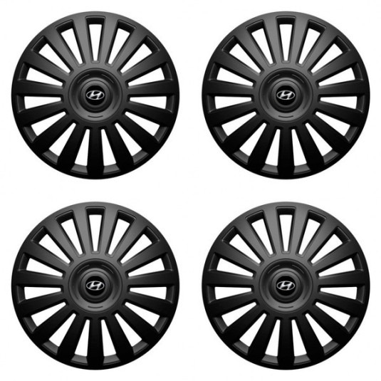 Poklice pro Hyundai 16 Luxury black