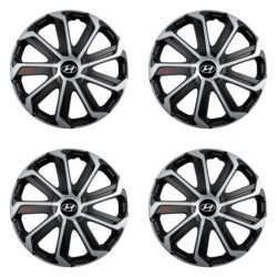 Poklice pro Hyundai 16 Evo black&silver