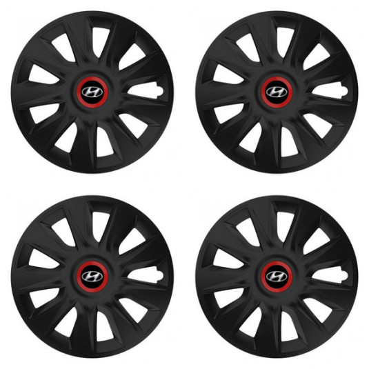 Poklice pro Hyundai 16 STRATOS RR black