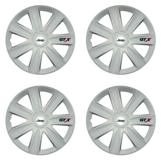 Poklice pro Jeep 14 GTX carbon white