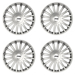 Poklice pro Jeep 15 CRYSTAL silver