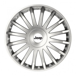 Poklice pro Jeep 15 CRYSTAL silver