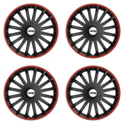 Poklice pro Jeep 15 CRYSTAL RO black