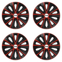 Poklice pro Jeep 15 RAPIDE red and black