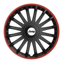 Poklice pro Jeep 16 CRYSTAL RO black