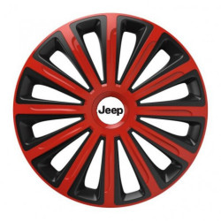 Poklice pro Jeep 16 TREND red and black