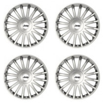 Poklice pro Jeep 16 CRYSTAL silver