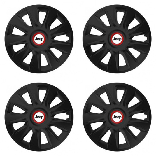 Poklice pro Jeep 16 STRATOS RR black