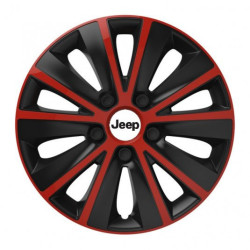 Poklice pro Jeep 16 RAPIDE red and black