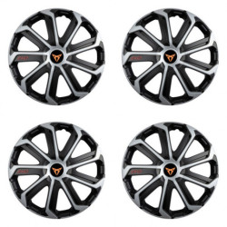 Poklice pro Cupra 14 Evo black&silver