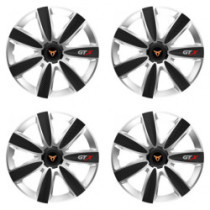 Poklice pro Cupra 14 GTX CARBON silver/black