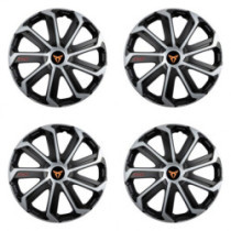 Poklice pro Cupra 15 Evo black&silver