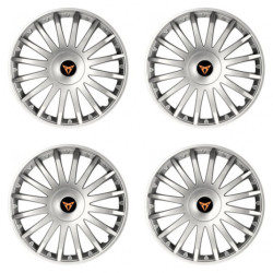 Poklice pro Cupra 15 CRYSTAL silver