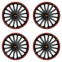 Poklice pro Cupra 15 CRYSTAL RO black