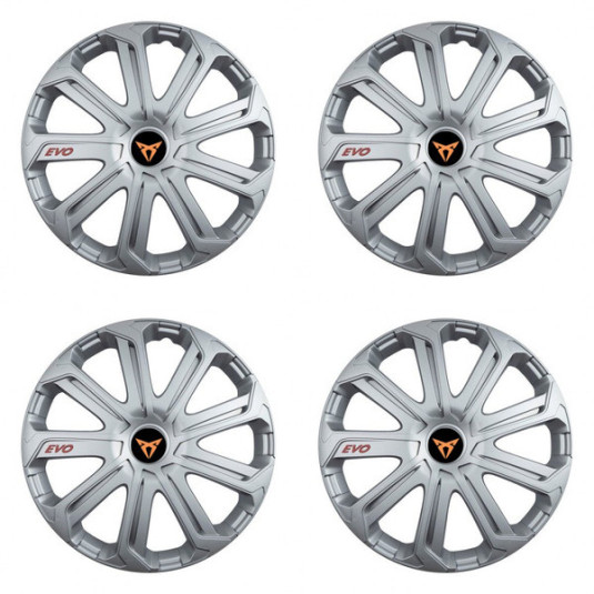 Poklice pro Cupra 16 Evo silver