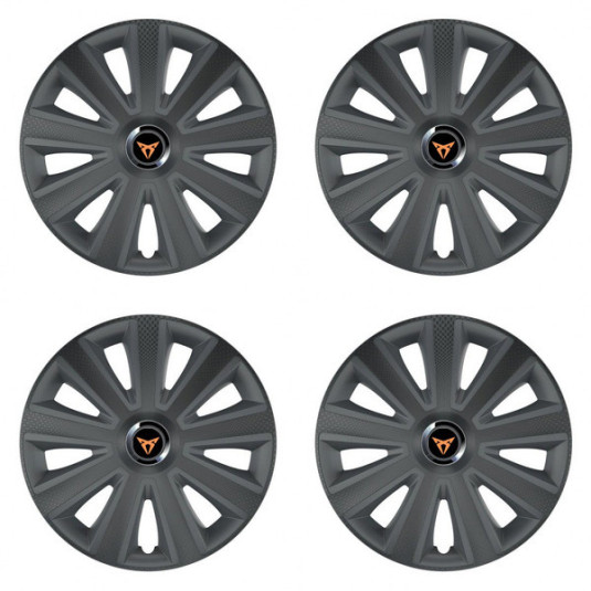 Poklice pro Cupra 16 Aviator carbon RC16 grafite