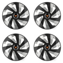 Poklice pro Cupra 16 Vector RC black and silver