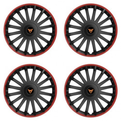 Poklice pro Cupra 16 CRYSTAL RO black