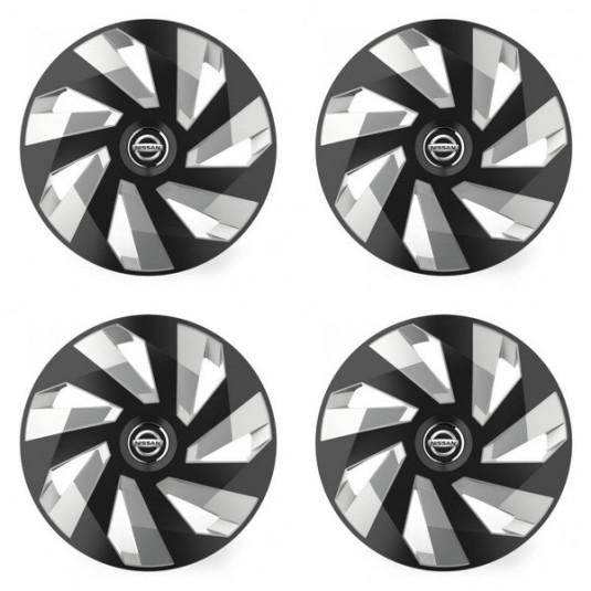 Poklice pro Nissan 15 Vector RC black and silver