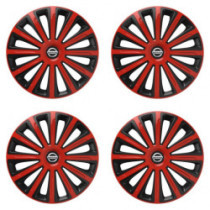 Poklice pro Nissan 15 TREND red and black