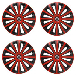 Poklice pro Nissan 15 TREND red and black