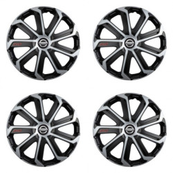 Poklice pro Nissan 16 Evo black&silver