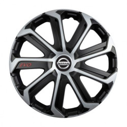 Poklice pro Nissan 16 Evo black&silver