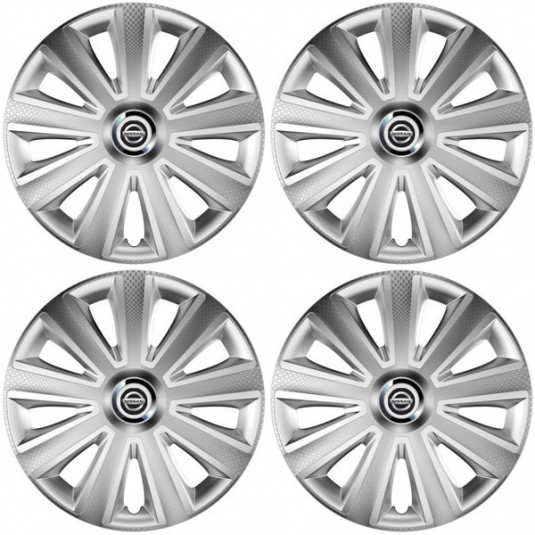 Poklice pro Nissan 16 Aviator carbon RC 16 silver