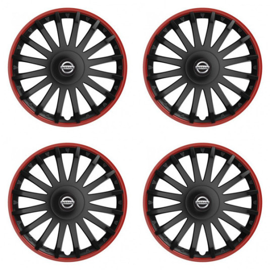 Poklice pro Nissan 16 CRYSTAL RO black