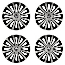 Poklice pro Nissan 16 TREND silver and black