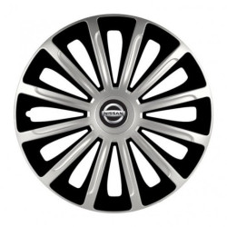Poklice pro Nissan 16 TREND silver and black