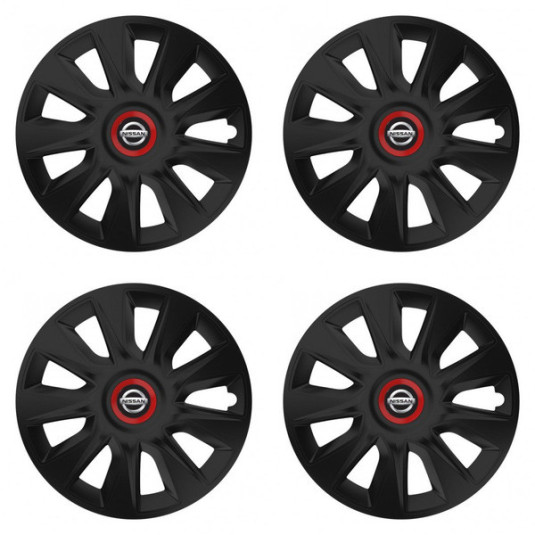 Poklice pro Nissan 16 STRATOS RR black