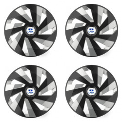 Poklice pro Lada 14 Vector RC black and silver