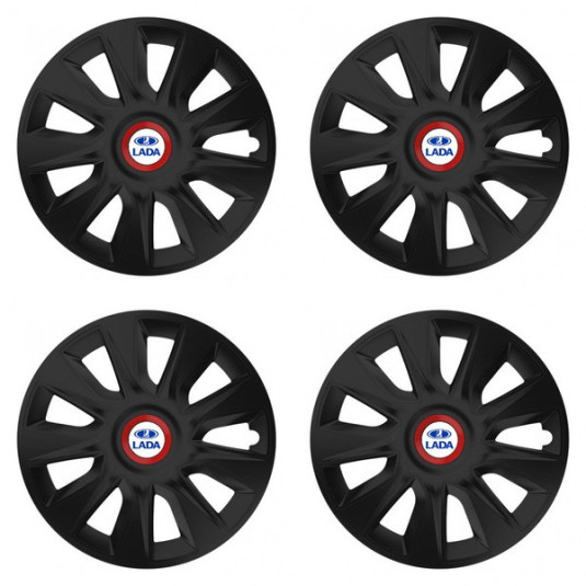 Poklice pro Lada 14 STRATOS RR black