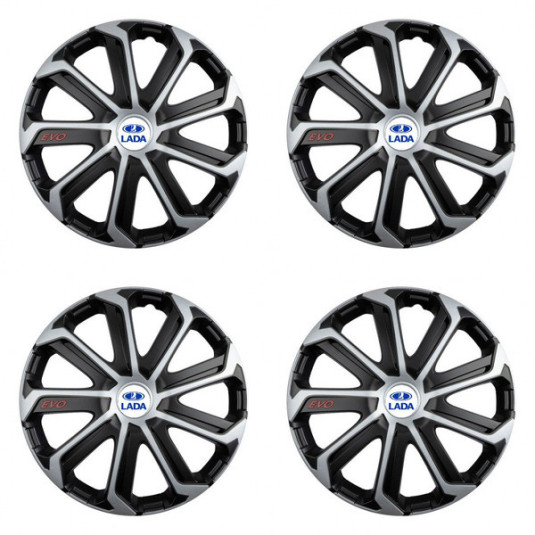 Poklice pro Lada 15 Evo black&silver