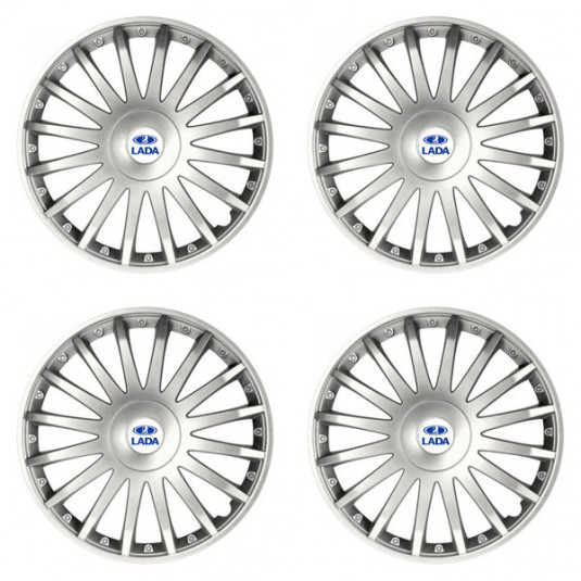 Poklice pro Lada 15 CRYSTAL silver
